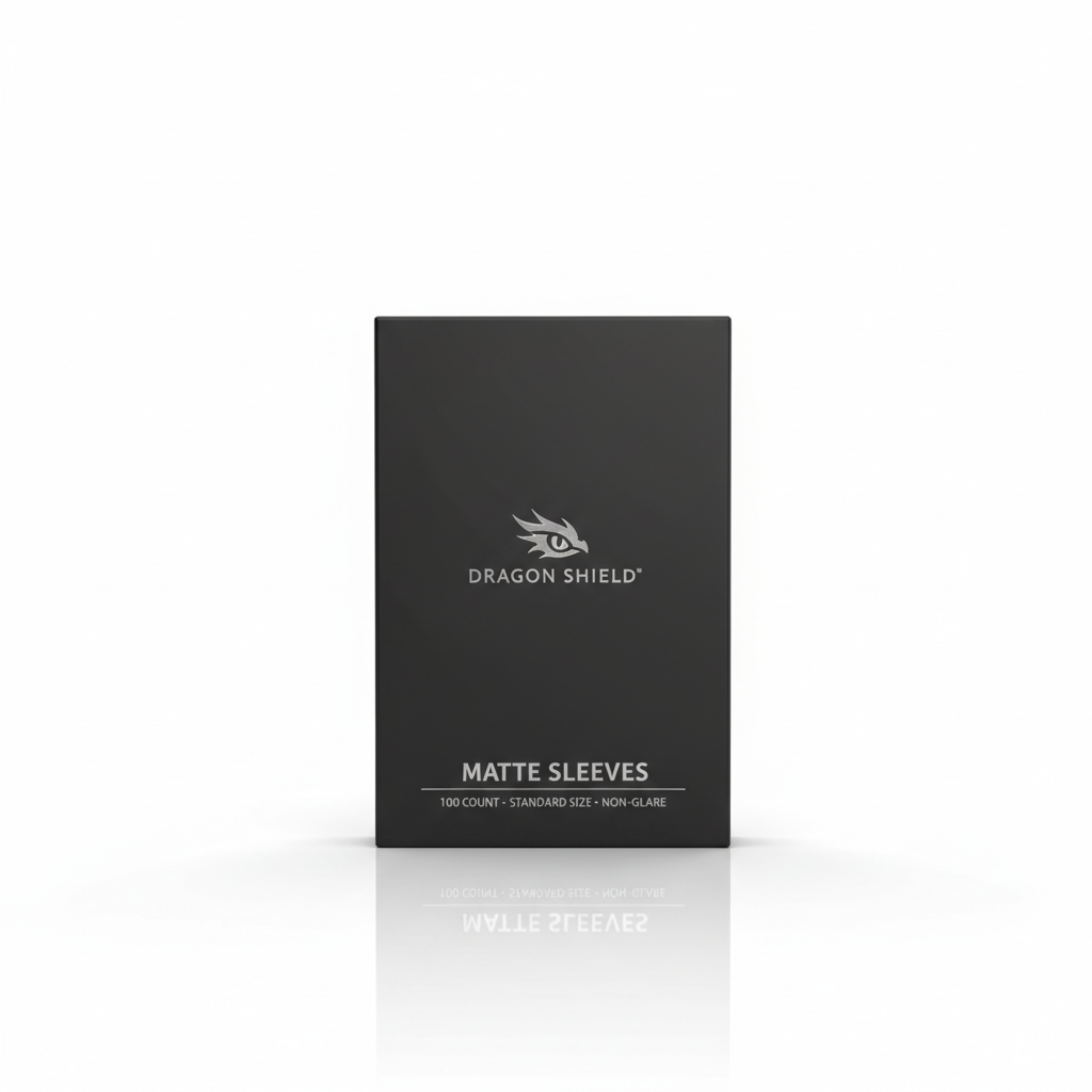 Dragon Shield Matte Black Sleeves (100 Pack)